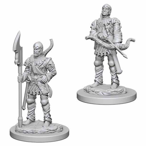 Pathfinder Deep Cuts Unpainted Miniatures: (W4) Town Guards