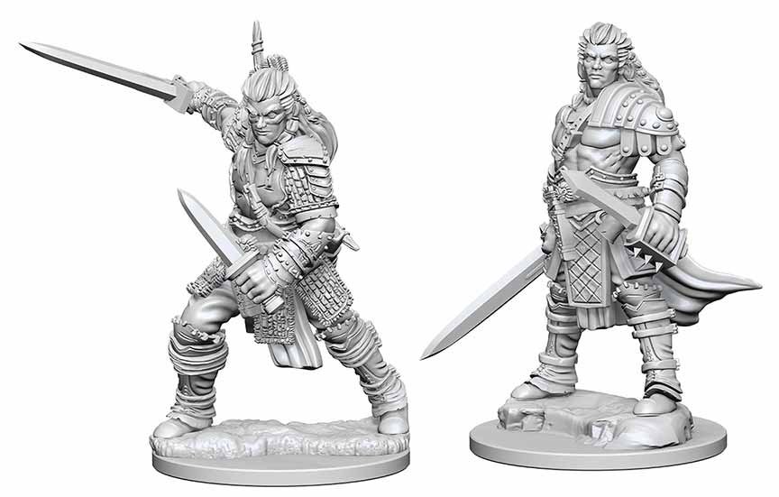 Pathfinder Deep Cuts Unpainted Miniatures: (W1) Human Male Fighter