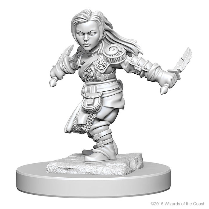 WizKids Nolzur's Marvelous Unpainted Minis - Female Halfling Rogue