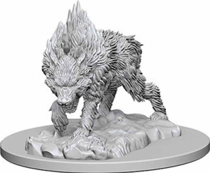 Pathfinder Deep Cuts Unpainted Miniatures: (W4) Dire Wolf