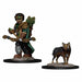 WizKids Wardlings Painted Miniatures: (W1) Boy Ranger & Wolf