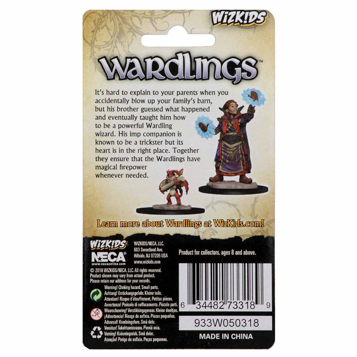 WizKids Wardlings Painted Miniatures: (W1) Boy Wizard & Imp