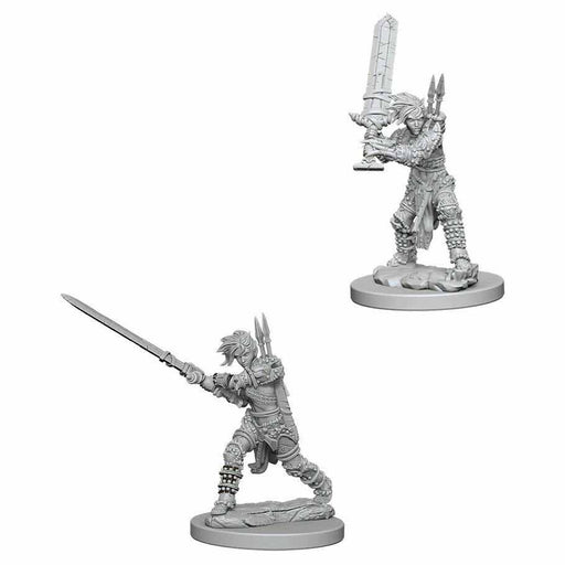 Pathfinder Deep Cuts Unpainted Miniatures: (W6) Human Female Barbarian