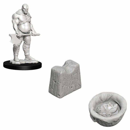 WizKids Deep Cuts Unpainted Miniatures: (W6) Executioner & Chopping Block