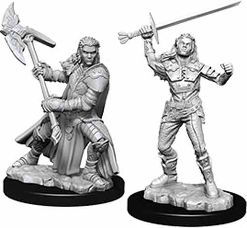 D&D Nolzur's Marvelous Unpainted Miniatures (W7) Half-Orc Female Fighter