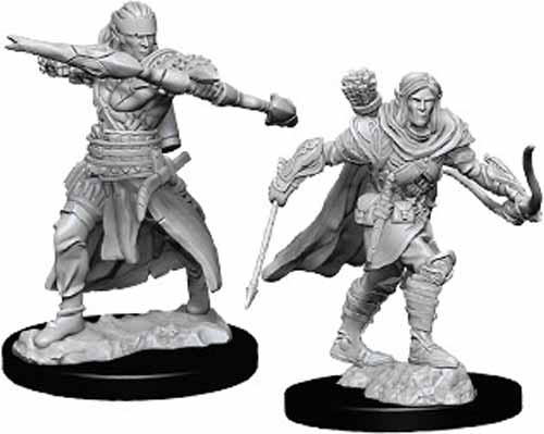 Pathfinder Deep Cuts Unpainted Miniatures: (W7) Male Half-Elf Ranger