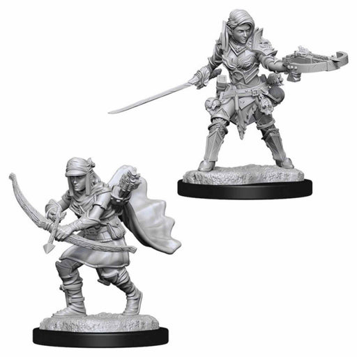 Pathfinder Deep Cuts Unpainted Miniatures: (W7) Female Half-Elf Ranger