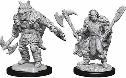 D&D Nolzur's Marvelous Unpainted Miniatures (W9) Male Half-Orc Barbarian