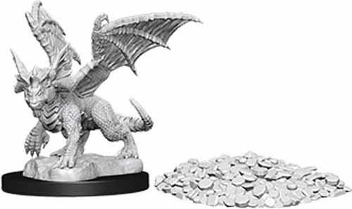 D&D Nolzur's Marvelous Unpainted Miniatures (W10) Blue Dragon Wyrmling
