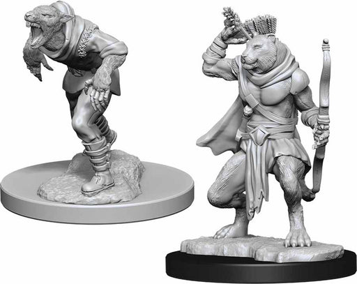 D&D Nolzur's Marvelous Unpainted Miniatures (W11) Wererat & Weretiger