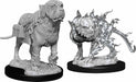 D&D Nolzur's Marvelous Unpainted Miniatures (W11) Mastif & Shadow Mastif