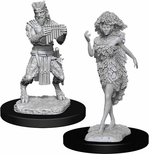 D&D Nolzur's Marvelous Unpainted Miniatures (W11) Satyr & Dryad