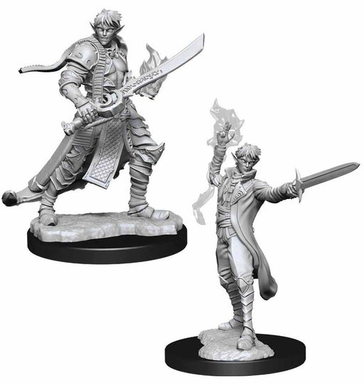 Pathfinder Deep Cuts Unpainted Miniatures: (W11) Male Elf Magus: (Magic User)
