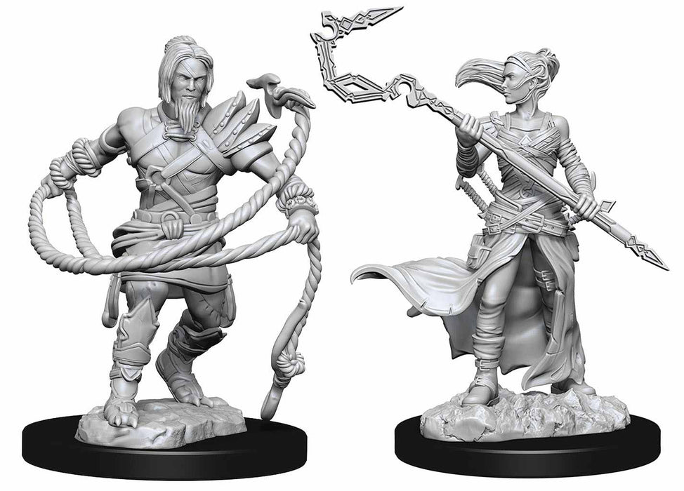 Magic the Gathering Unpainted Miniatures: (W1) Stoneforge Mystic & Kor Hookmaster (Fighter, Rogue, Wizard)