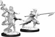 Magic the Gathering Unpainted Miniatures: (W1) Joraga Warcaller & Joraga Treespeaker (Elves)
