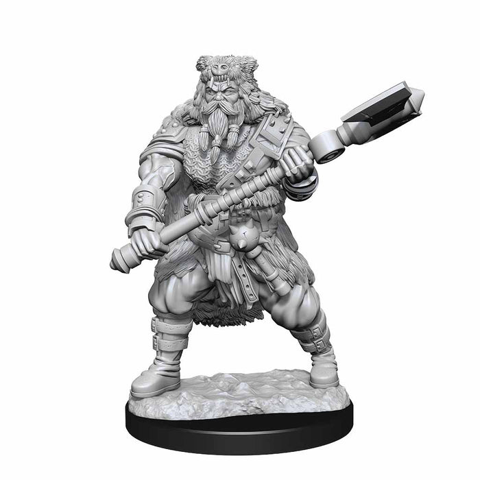 D&D Nolzur's Marvelous Unpainted Miniatures (W14) Human Barbarian Male
