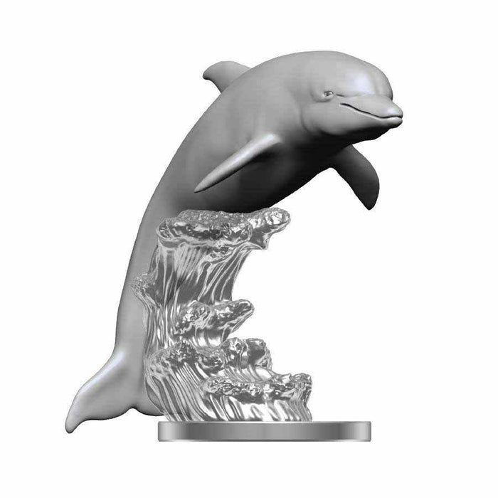 WizKids Deep Cuts Unpainted Miniatures: (W14) Dolphins