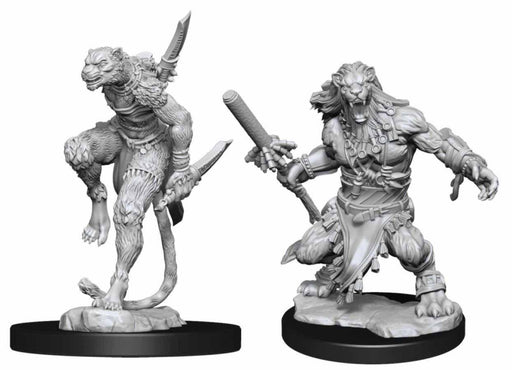 Magic the Gathering Unpainted Miniatures: (W3) Wild Nacatls