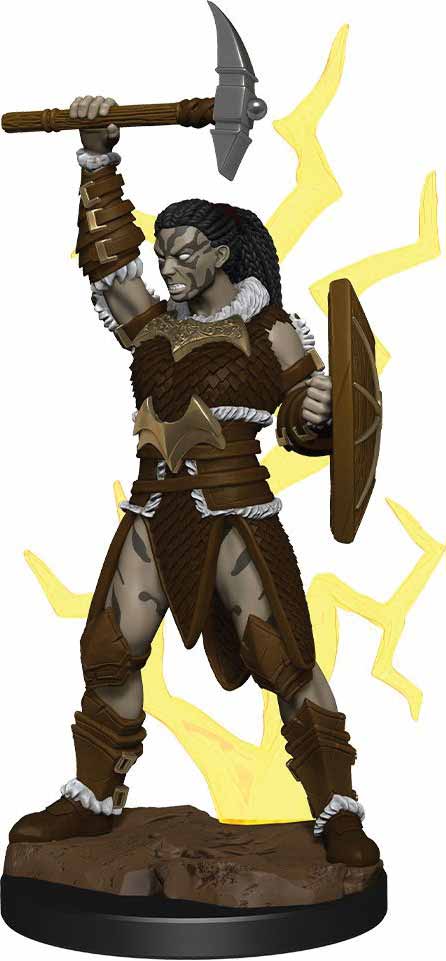 D&D Icons of the Realms Premium Figure, Painted Miniature: (W5) Goliath Barbarian Female