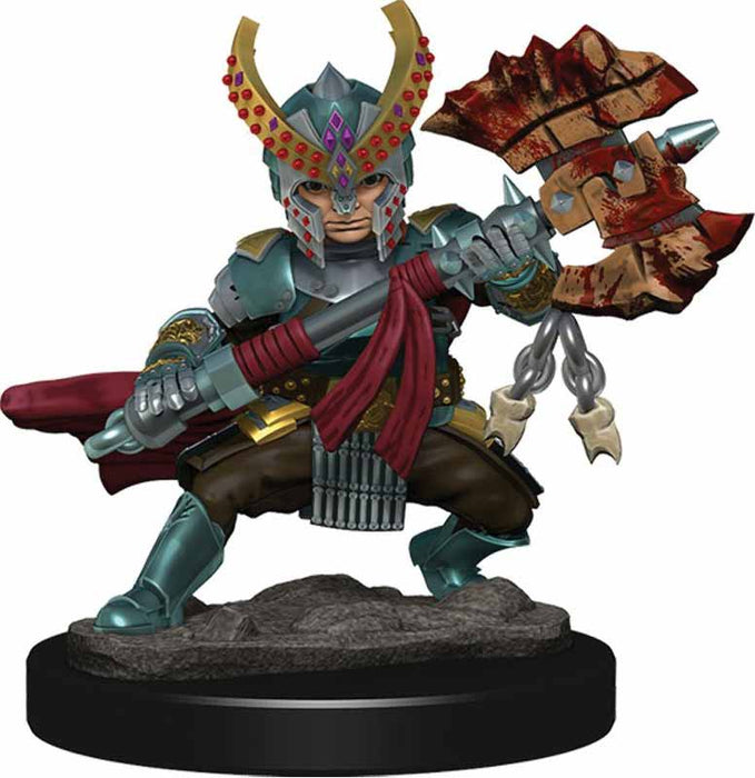 D&D Icons of the Realms Premium Figure, Painted Miniature: (W5) Halfling Fighter Female