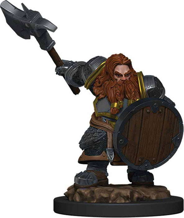 D&D Icons of the Realms Premium Figure, Painted Miniature: (W5) Dwarf Fighter Male