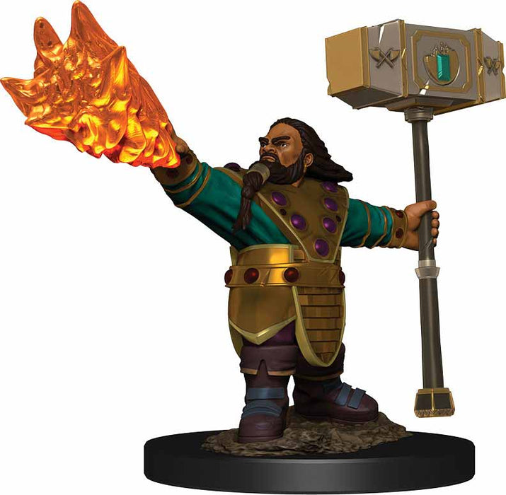 D&D Icons of the Realms Premium Figure, Painted Miniature: (W6) Dwarf Cleric Male