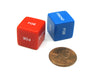 Pack of 2 'Friend or Foe' 16mm D6 Chessex Dice - Random Colors