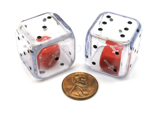 Pack of 2 Directional Double D6 Chessex Dice